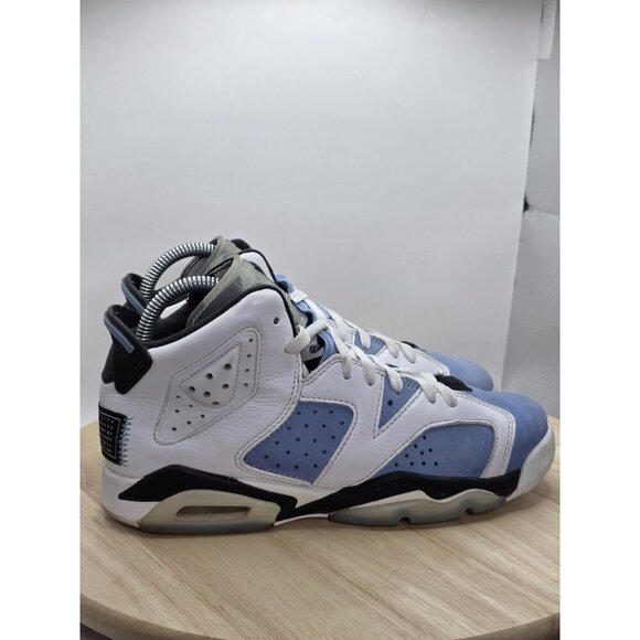 Womens 8 - Nike Air Jordan 6 Retro 384665-410 UNC White VG Condition 6.5Y GS - Picture 3 of 8